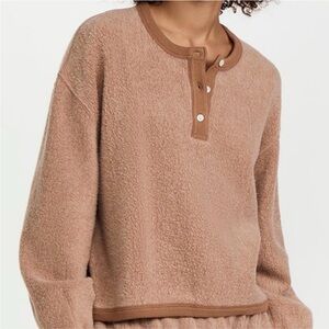 THE GREAT Henley Teddy Pullover